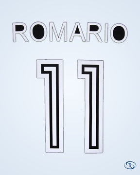Vasco Da Gama Home Retro Romario 11 Shirt 1988 (Retro Flock Printing) - Men's