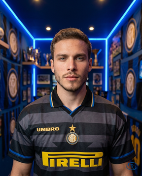 Camisa Inter de Milão Away Retrô 97/98 Torcedor Nike Masculina - Badge Close-Up | Sant Sport