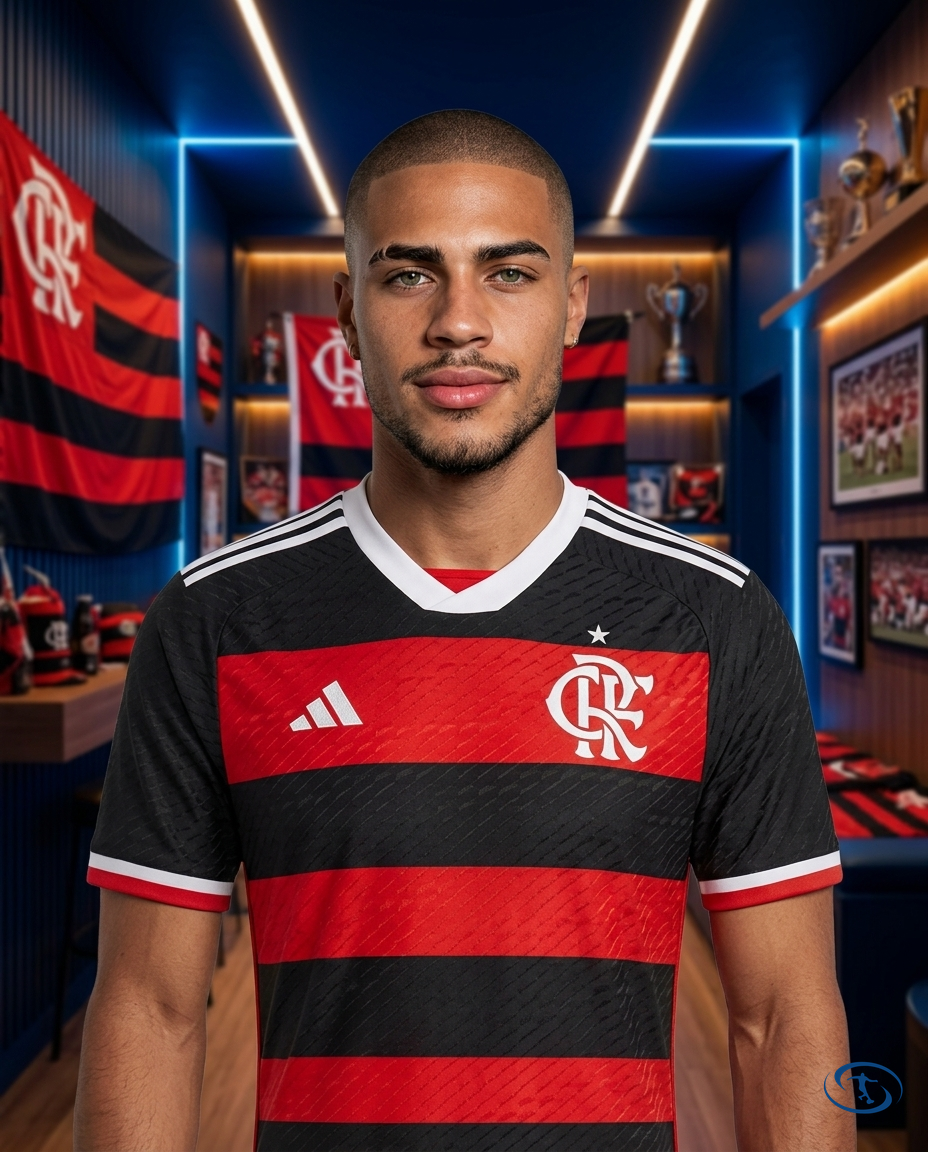 Camisa Flamengo Home 2024 - Versão Jogador Adidas Masculino - Vermelho - Front View | Sant Sport