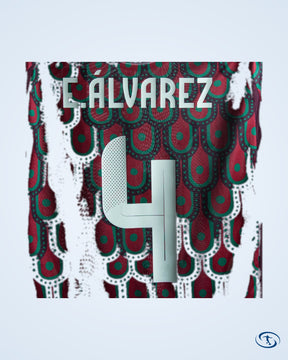Mexico Home Authentic E.Álvarez 4 Jersey 2024-2025 (Official Printing) - Men's