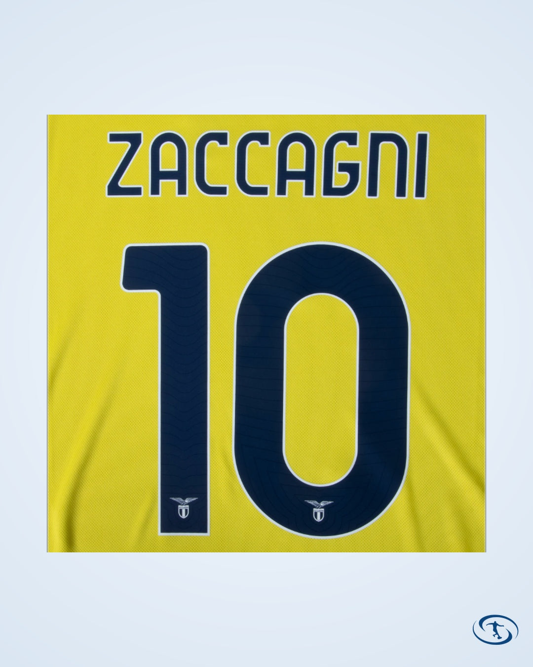 Mizuno Lazio Away Zaccagni 10 Shirt 2024-2025 (Official Printing) - Men's