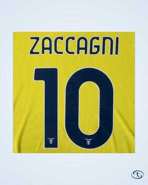 Mizuno Lazio Away Zaccagni 10 Shirt 2024-2025 (Official Printing) - Men's