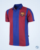 Barcelona Home Koeman 4 Retro Shirt 1990-1992 (Retro Flock Printing) - Men's | Sant Sport