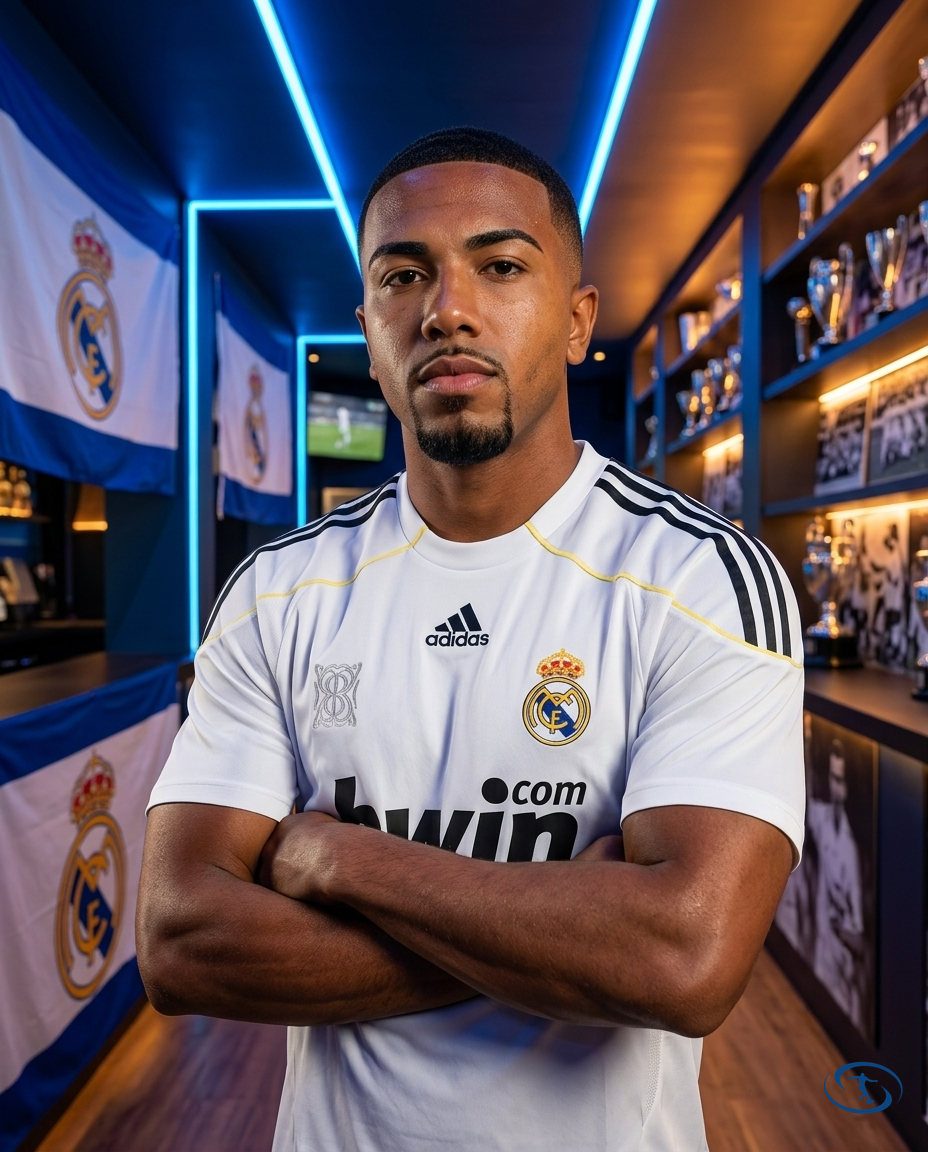 Camisa Real Madrid Home Retrô 2009/10 Torcedor Adidas Masculina - Branco - Side View | Sant Sport