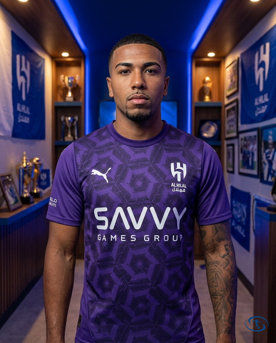 Camisa Al-Hilal III 24/25 - Jogador Puma Masculina - Roxo - Front View | Sant Sport