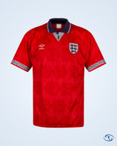 England 1990-1993 Away Shirt No.19 (Gascoigne) - Size M - Men's | Sant Sport