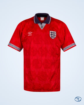 England 1990-1993 Away Shirt No.19 (Gascoigne) - Size M - Men's | Sant Sport