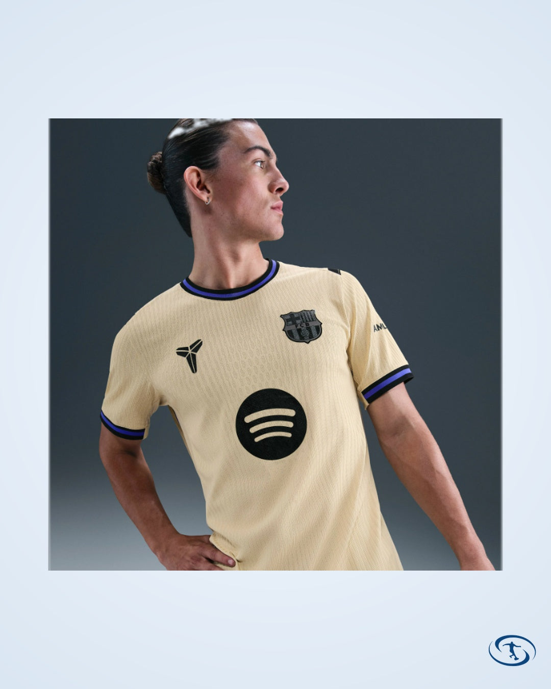 Barcelona x Kobe Away Shirt Customizable Fan 2025-2026 (UCL Option) - Men's
