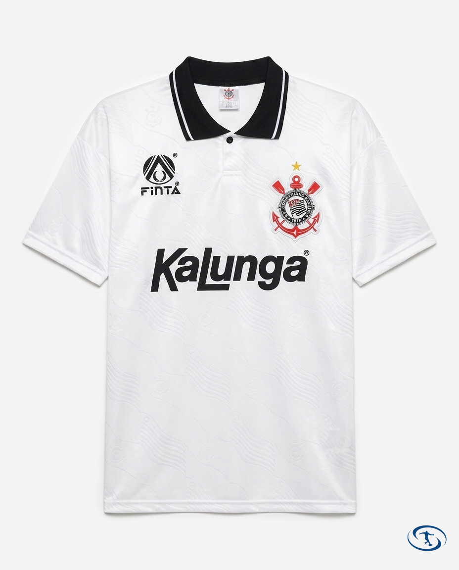 Corinthians Jersey Retro 1994 Finta - Men's Branco - Packshot | Sant Sport