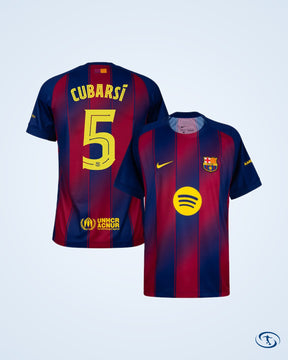 Barcelona Home Fan Version Shirt 2025-2026 Fan (Champions League) - Men's