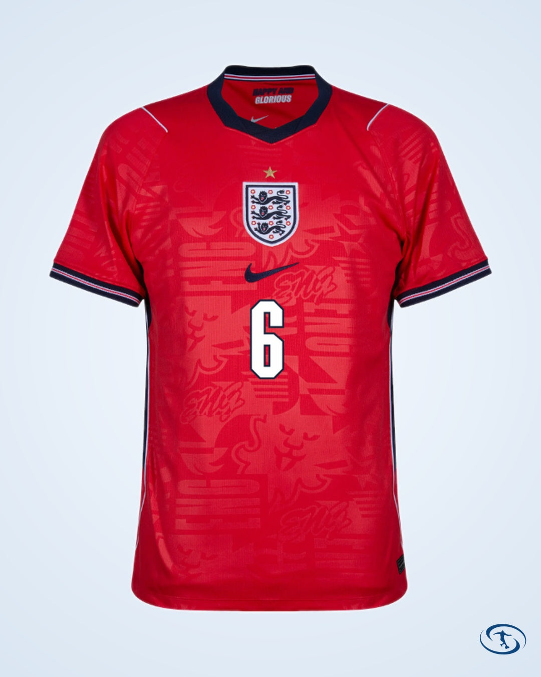 England Away Guéhi 6 Shirt 2026-2027 (Official Printing) - Men's | Sant Sport