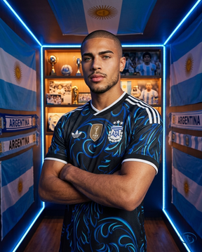 Camisa Argentina Away 2026/27 Jogador Adidas Masculino - Azul - Side View | Sant Sport