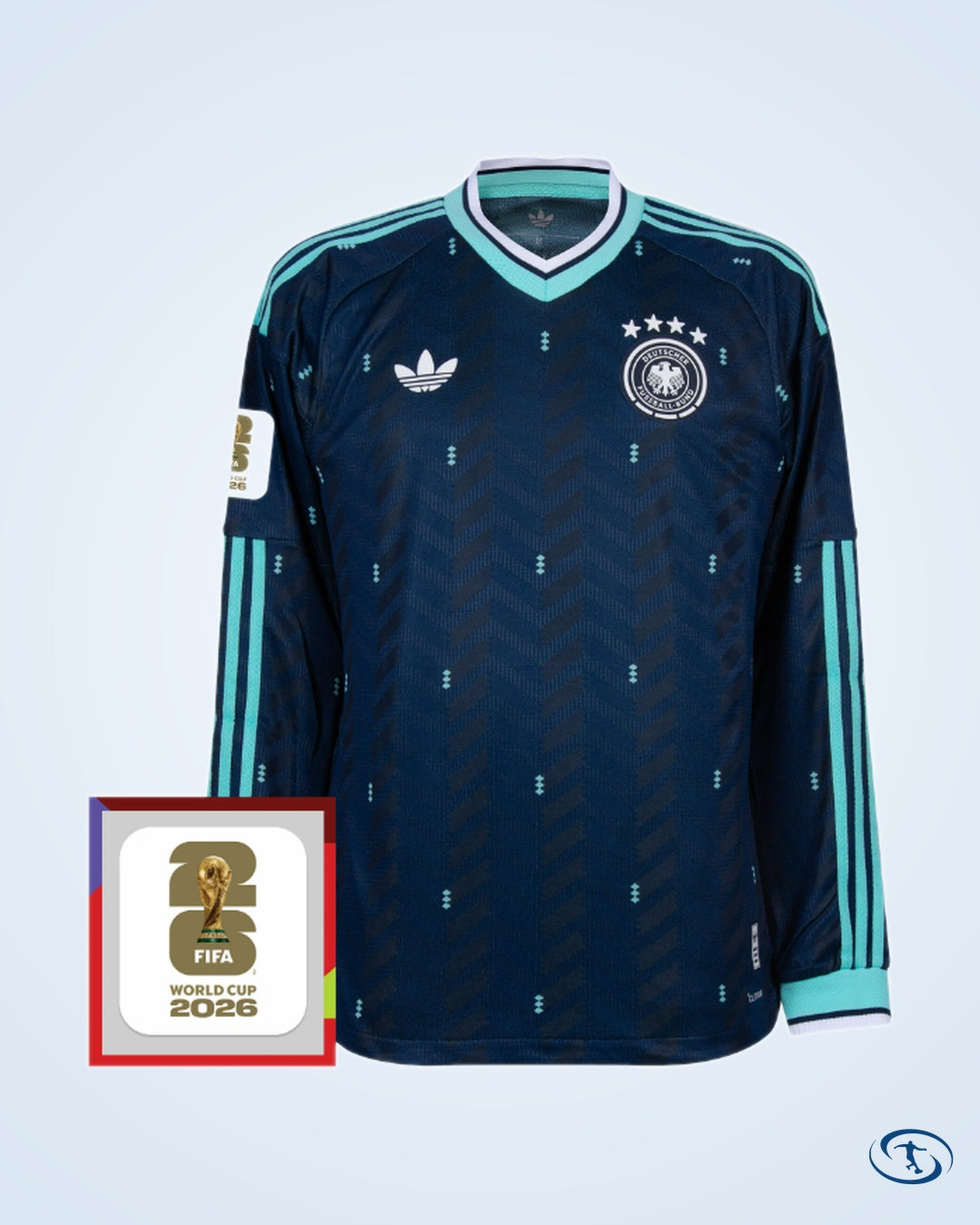 Germany Authentic Away L/S Shirt 2026-2027 - Men's