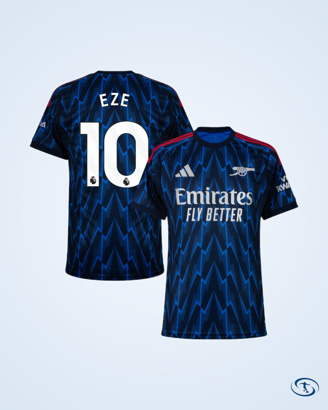 Arsenal Away Player Number Shirt 2025-2026 (Player Version) - Men's