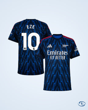 Arsenal Away Player Number Shirt 2025-2026 (Player Version) - Men's
