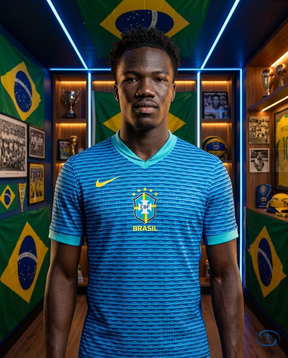 Camisa Brasil Away 24/25 - Jogador Nike Masculino - Azul - Front View | Sant Sport