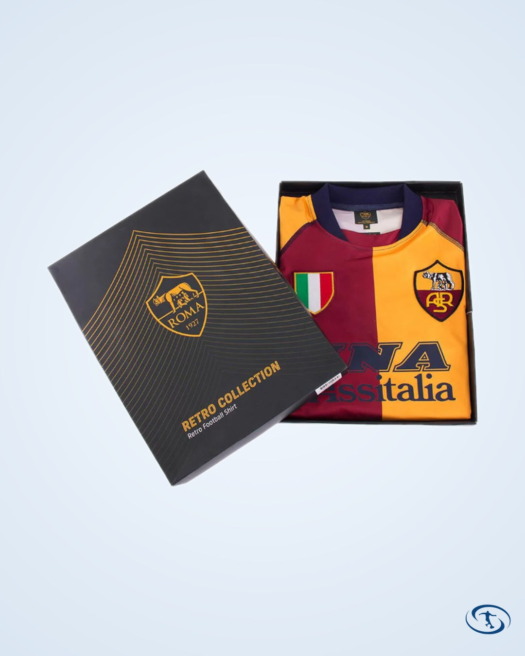 AS Roma Home Retro Shirt 2001-2002 - Men's
