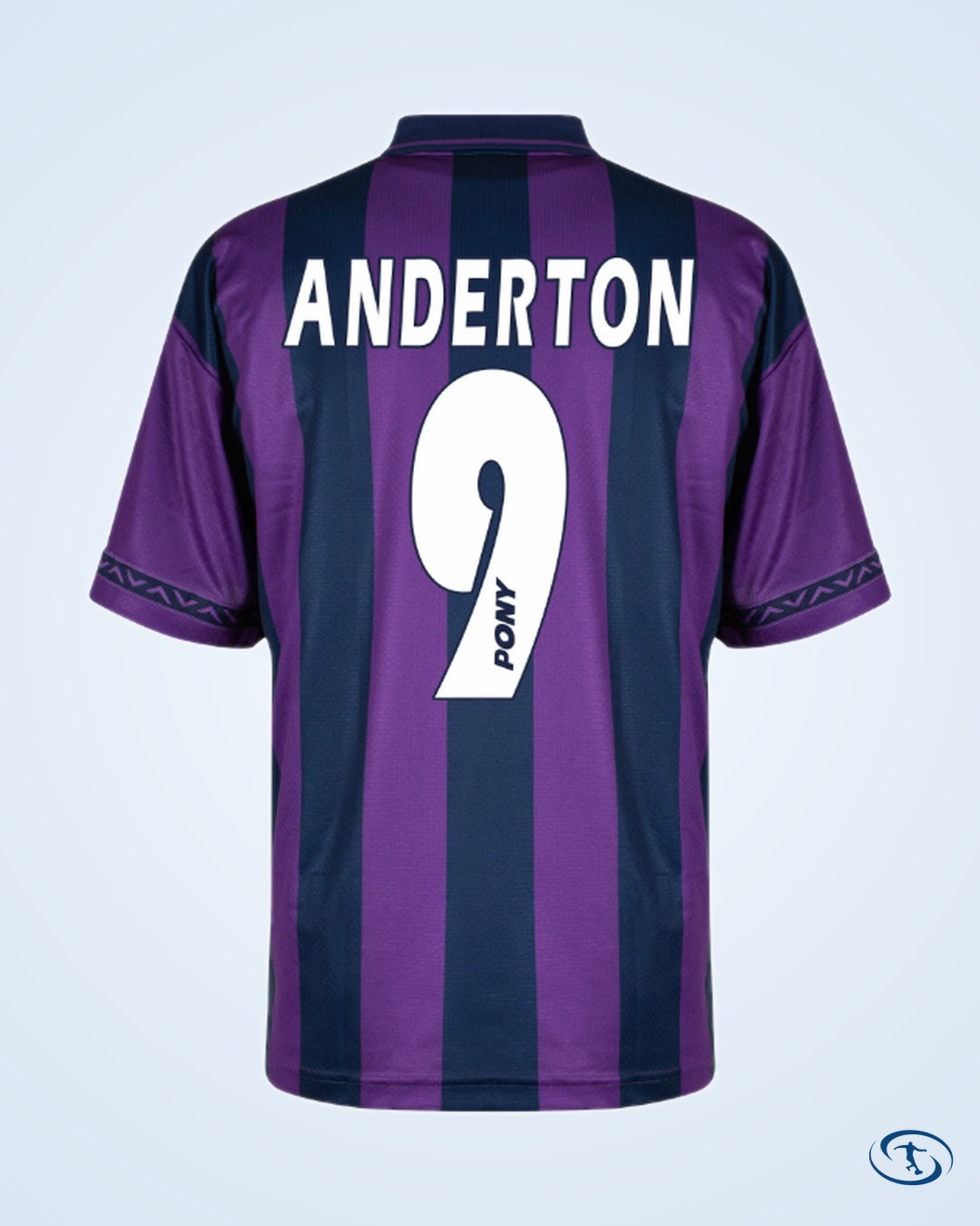 Pony Tottenham Away Retro Anderton 9 Shirt 1997-1998 (Retro Printing) - Men's