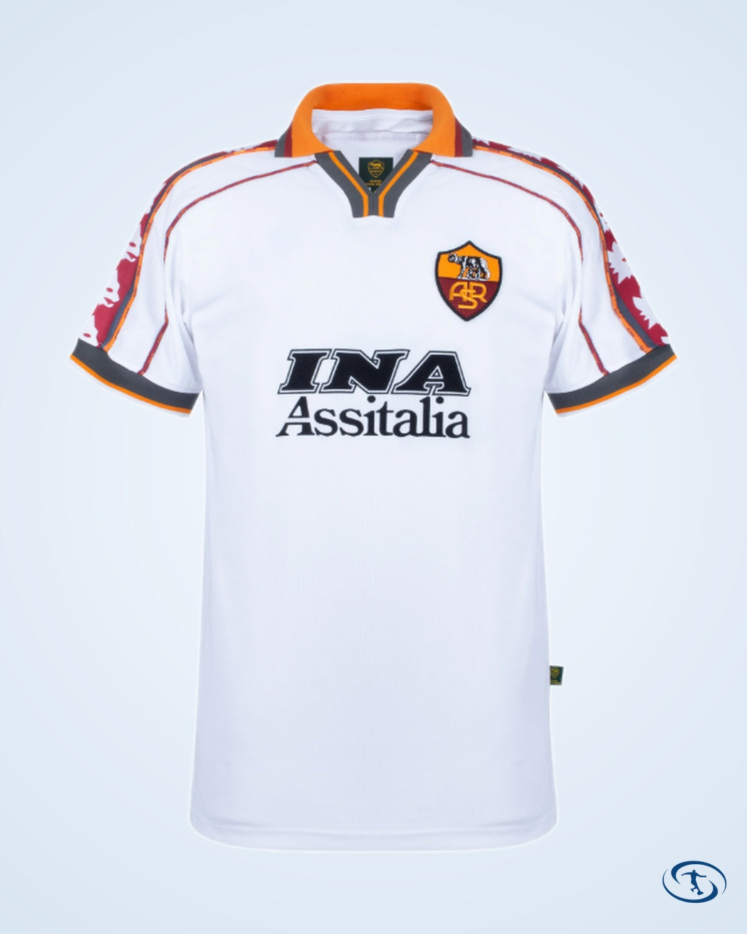 AS Roma Away Retro Shirt 1998-1999 - Men's