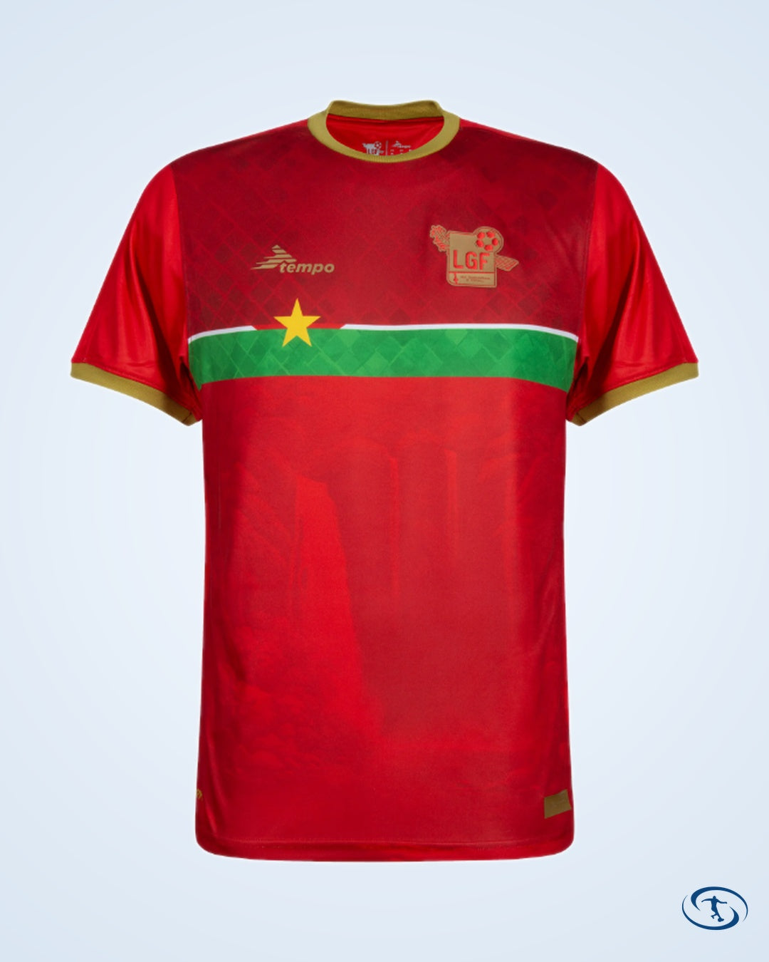 Tempo Guadeloupe Home Match Shirt (Gold Cup Edition) 2024-2025 - Fan Version
