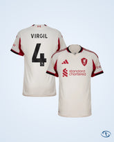 Liverpool Authentic Away Player Number Shirt 2025-2026 (Player Version) - Men's
