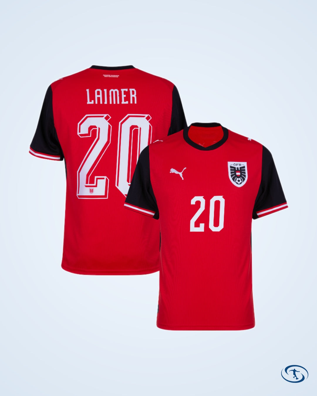Austria Home Laimer 20 Shirt 2026-2027 (Official Printing) - Men's