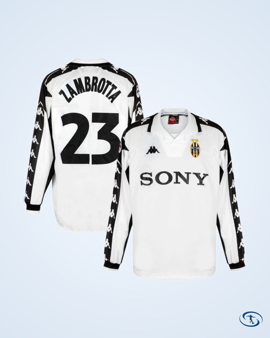 Juventus Away Retro Jersey 1999 2000 Long Sleeve Mens
