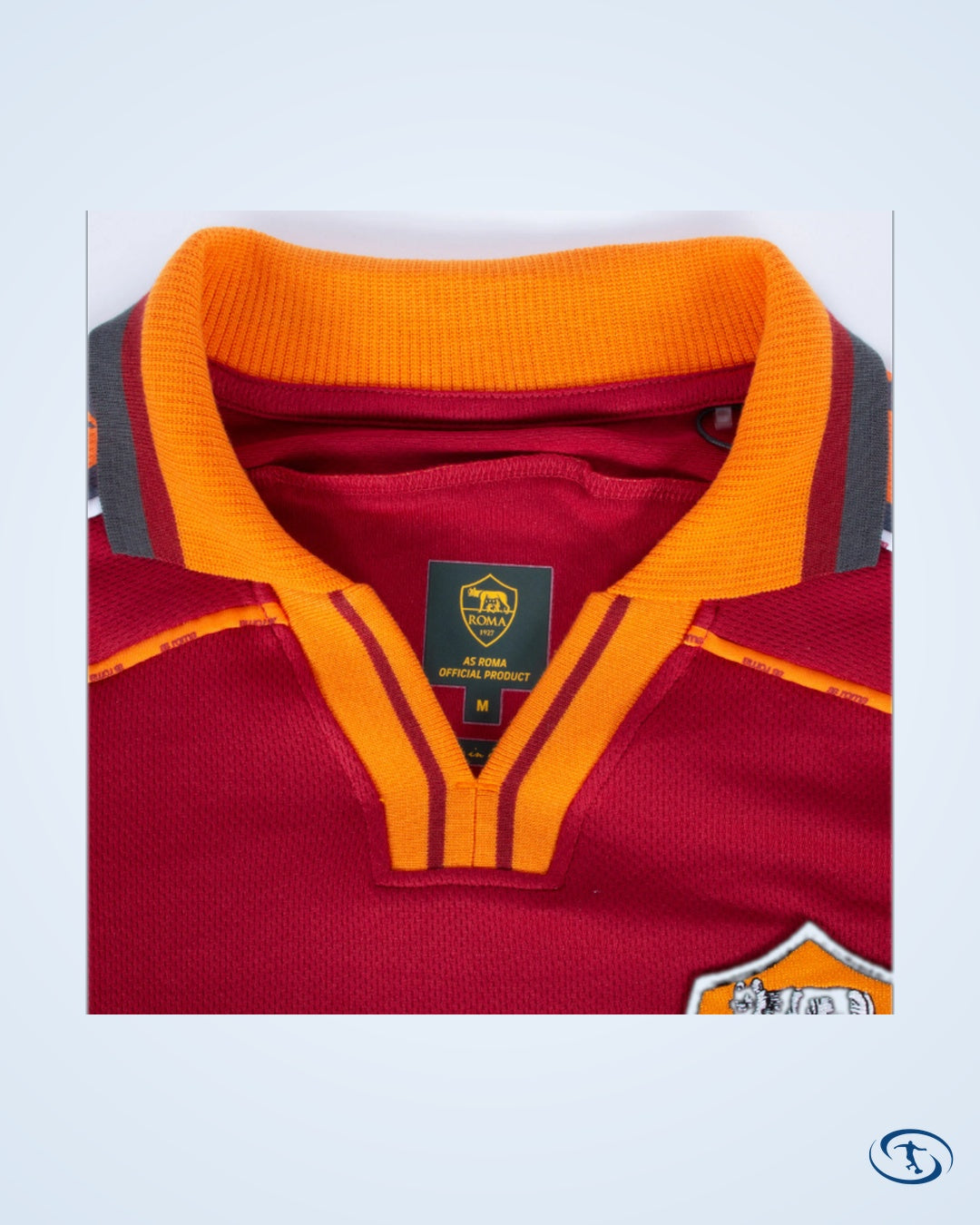 AS Roma Home Retro Totti 10 Shirt 1998-1999 (Gallery Style Printing) - Men's