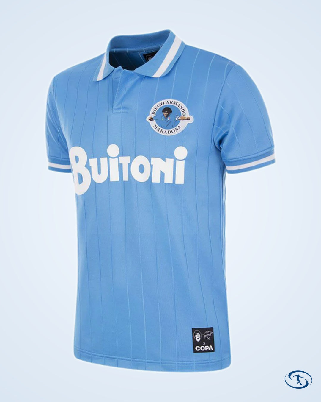 Maradona X Copa Napoli Home Retro Shirt 1986-1987 - Men's