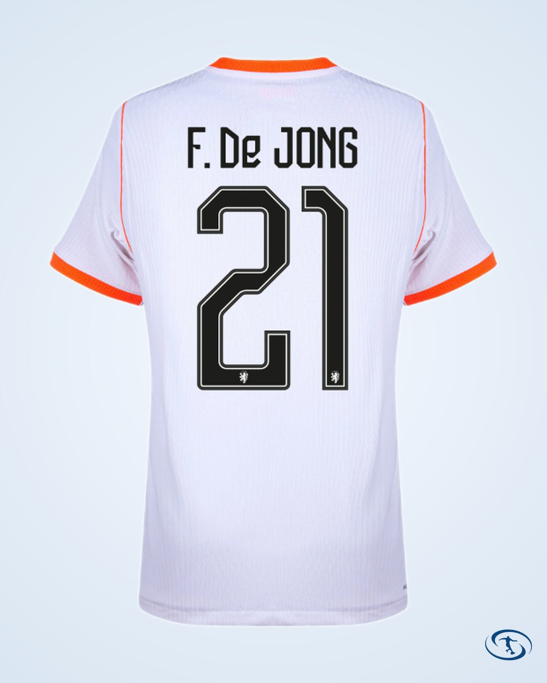 Holland Away F De Jong 21 Shirt 2026-2027 (Official Printing) - Men's