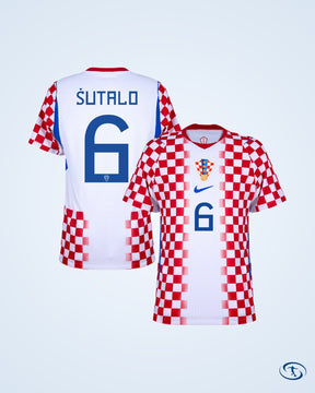 Croatia Home Player Number Shirt 2026 (Official Printing) - Men's