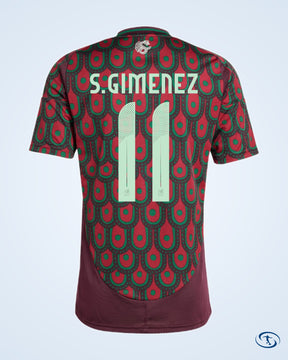Mexico Home Shirt 2024-2025 Fan Version (Official Printing)