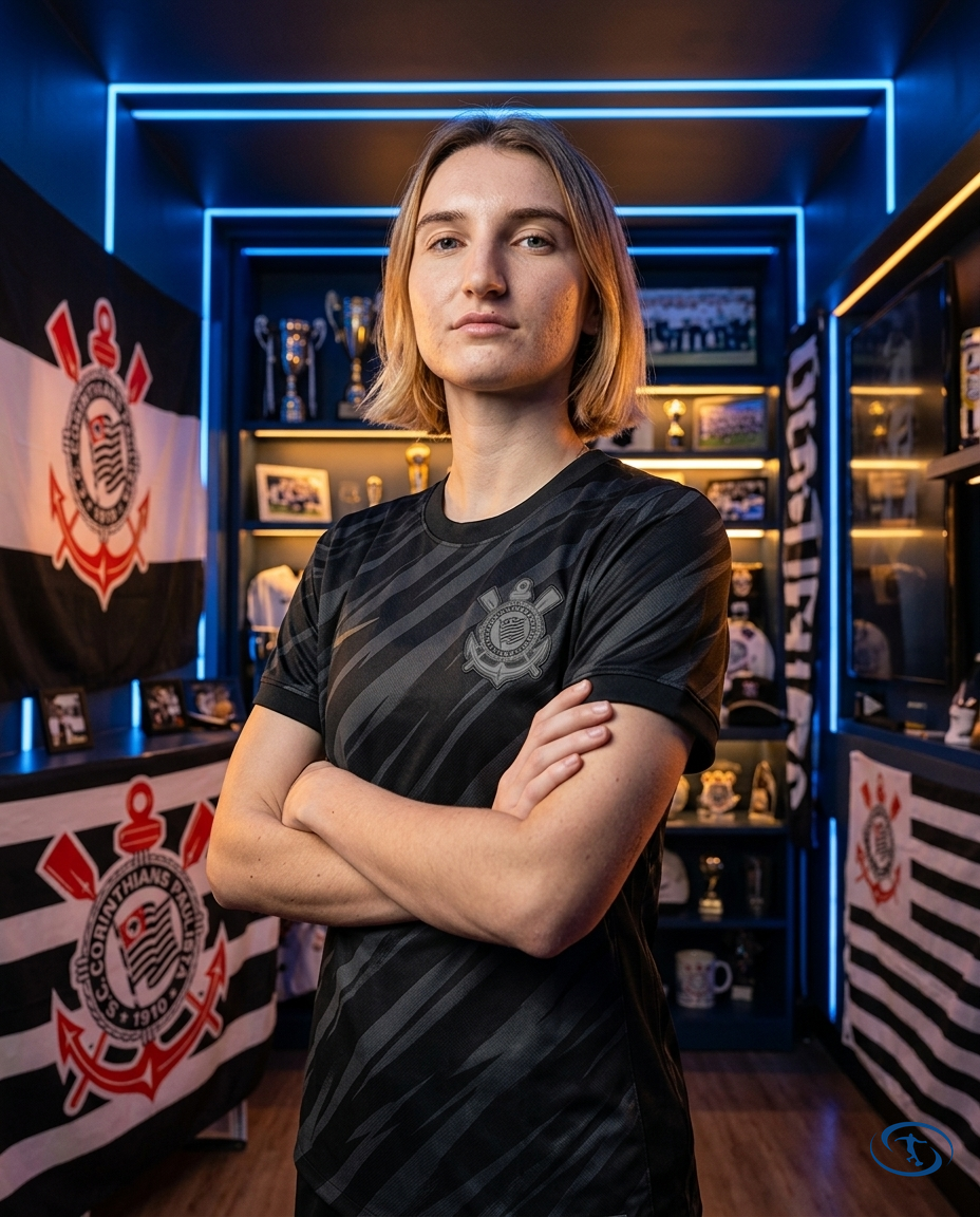 Corinthians Jersey Away 2024/25 Nike Women's - Black - Side View | Sant Sport