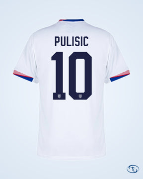 USA Home Pulisic 10 Shirt 2024-2025 (Official Printing) - Men's