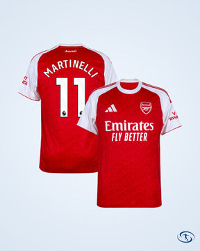 Arsenal Home Rice 41 Shirt 2025-2026 (Premier League)