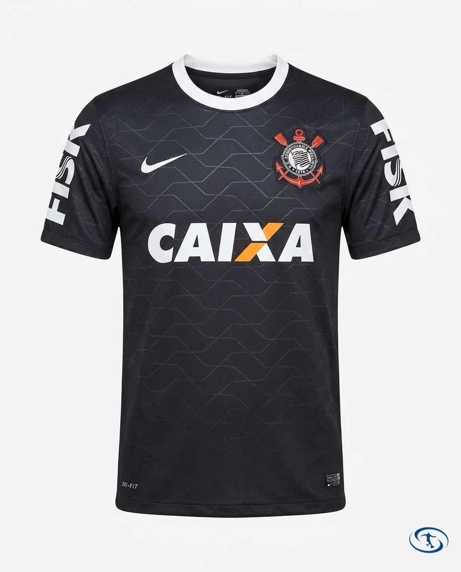 Corinthians Jersey Away Retro 2012 Nike Men's - Black - Packshot | Sant Sport