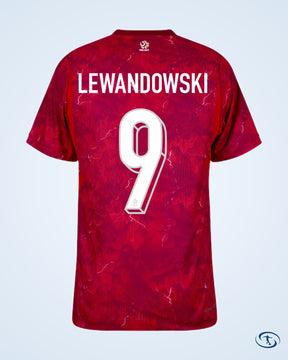 Poland Away Lewandowski 9 Shirt 2026-2027 Player Version (Official Printing) - Men's