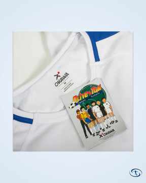 Captain Tsubasa Nankatsu Shogaku Official Home Shirt 1 (white/blue) - Men's