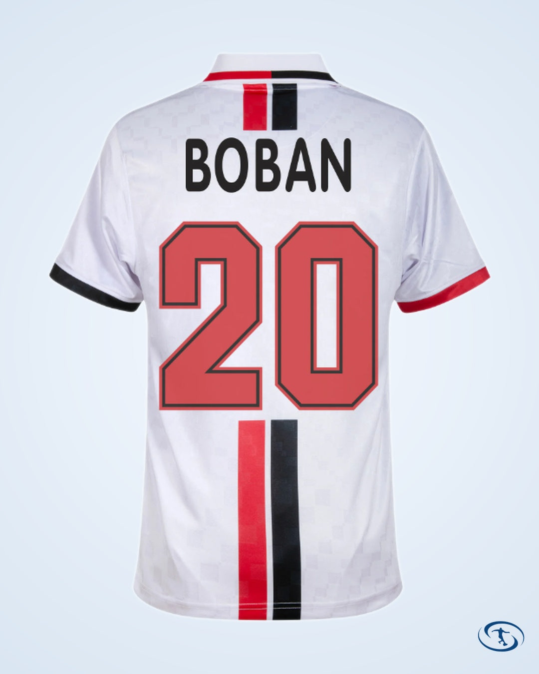 AC Milan Retro Away Shirt 1995-1996 (Retro Flex Printing)