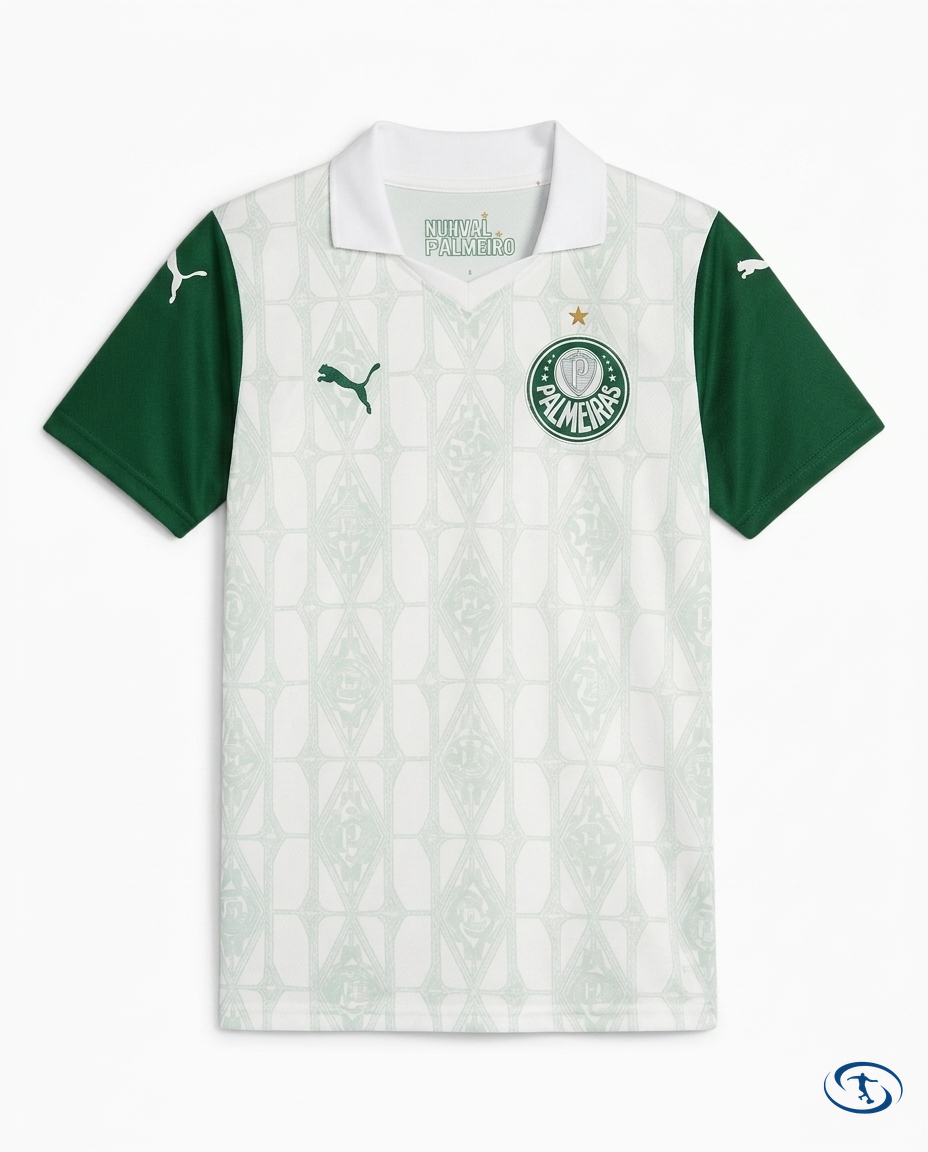 Palmeiras Kids Kit 2025/26 - White - Packshot | Sant Sport