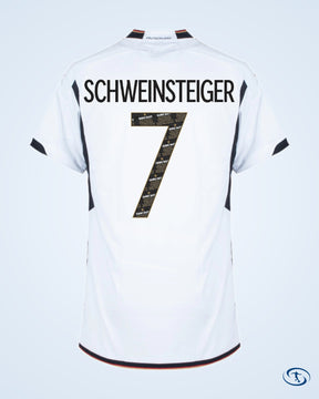 Germany Home Schweinsteiger 7 Shirt 2022-2023 (Danke Basti Printing) - Men's