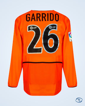 Valencia CF 2002-2003 Away Shirt L/S - NEW Condition (w/tags) - Player Issue - GARRIDO #26 - Men's