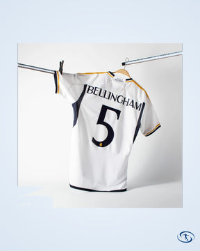 Real Madrid Home Shirt 2023-2024 Fan Version (Official Cup Printing) - Men's