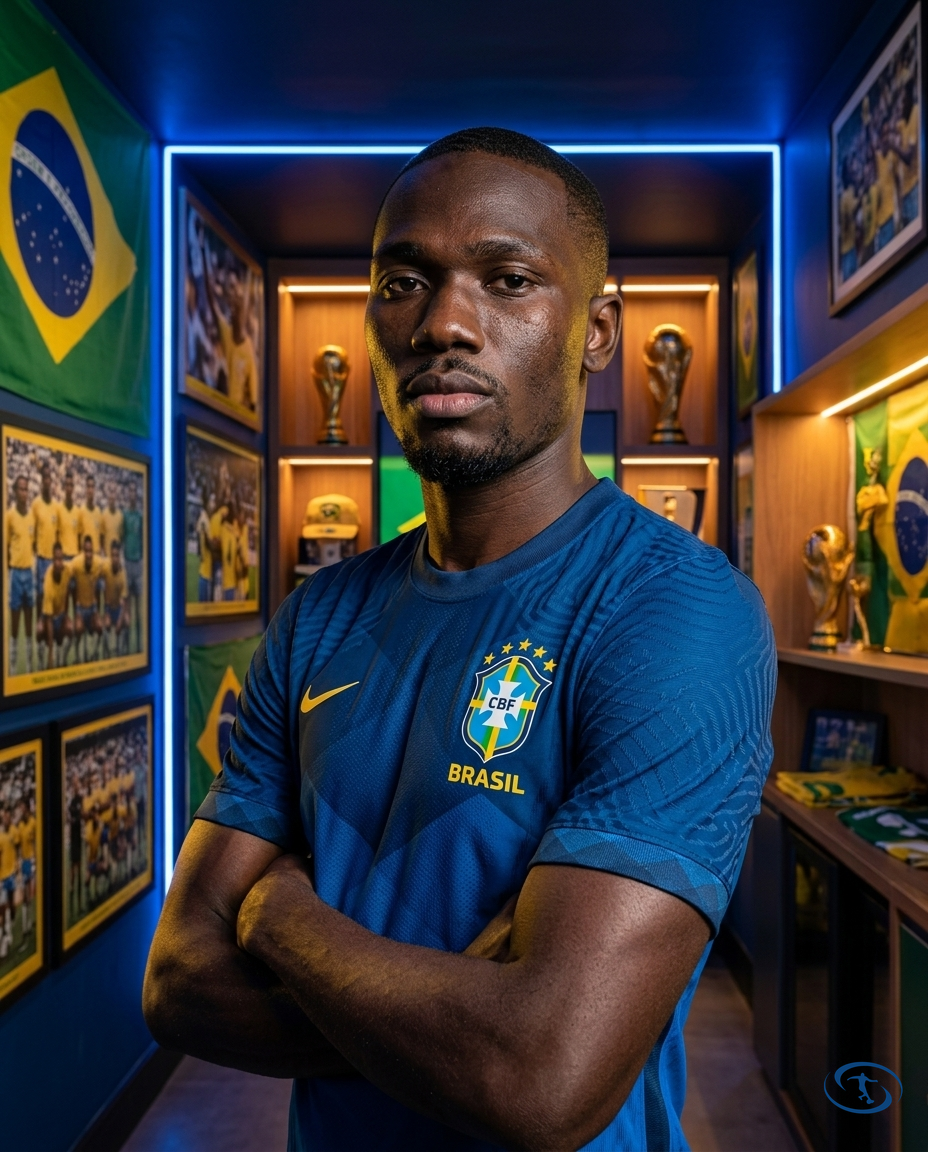 Camisa Seleção Brasileira Retrô 2021 Torcedor Nike Masculina - Azul - Side View | Sant Sport