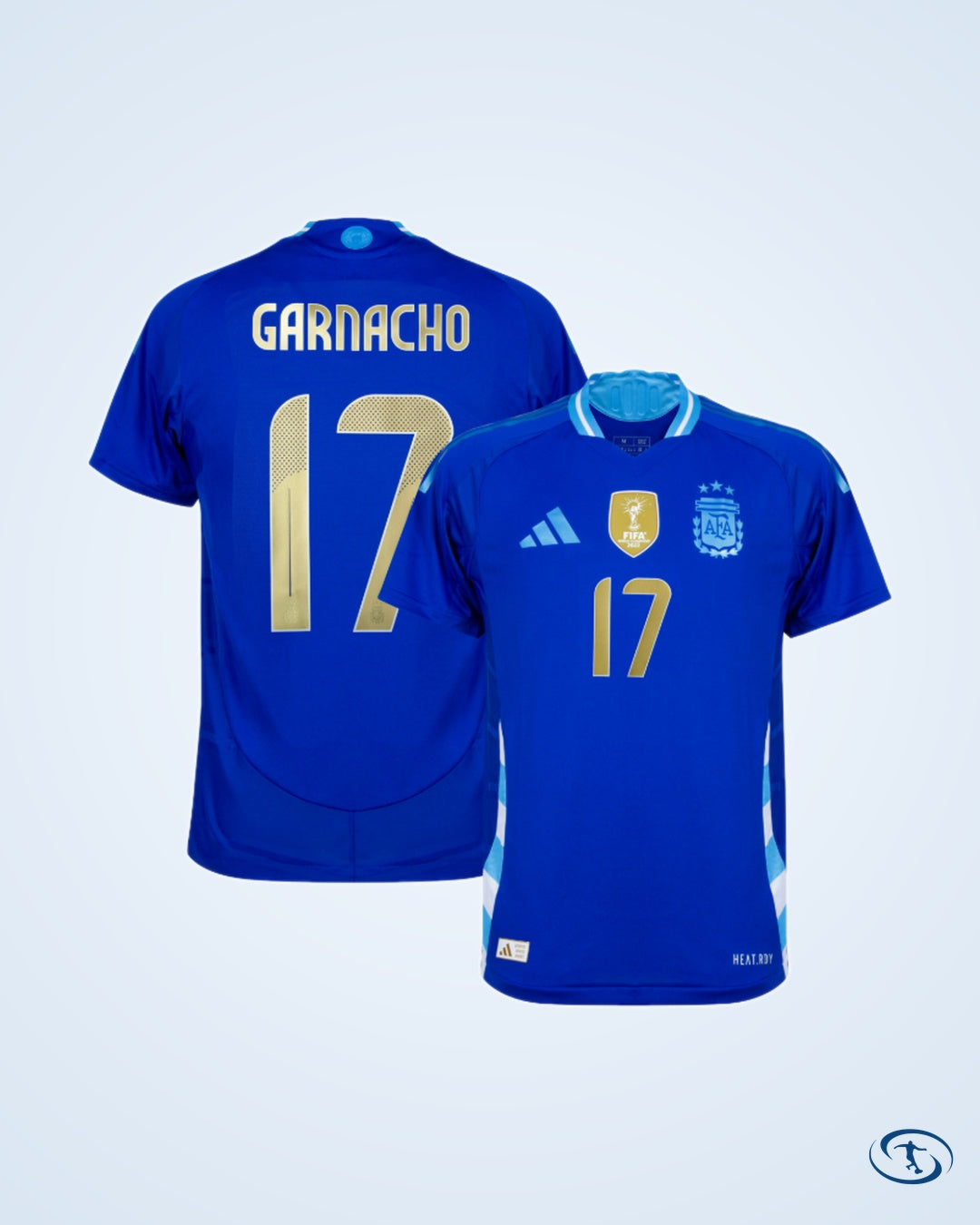 Argentina Away Authentic Player Version Shirt 2024-2025 (Official Printing) - Men's