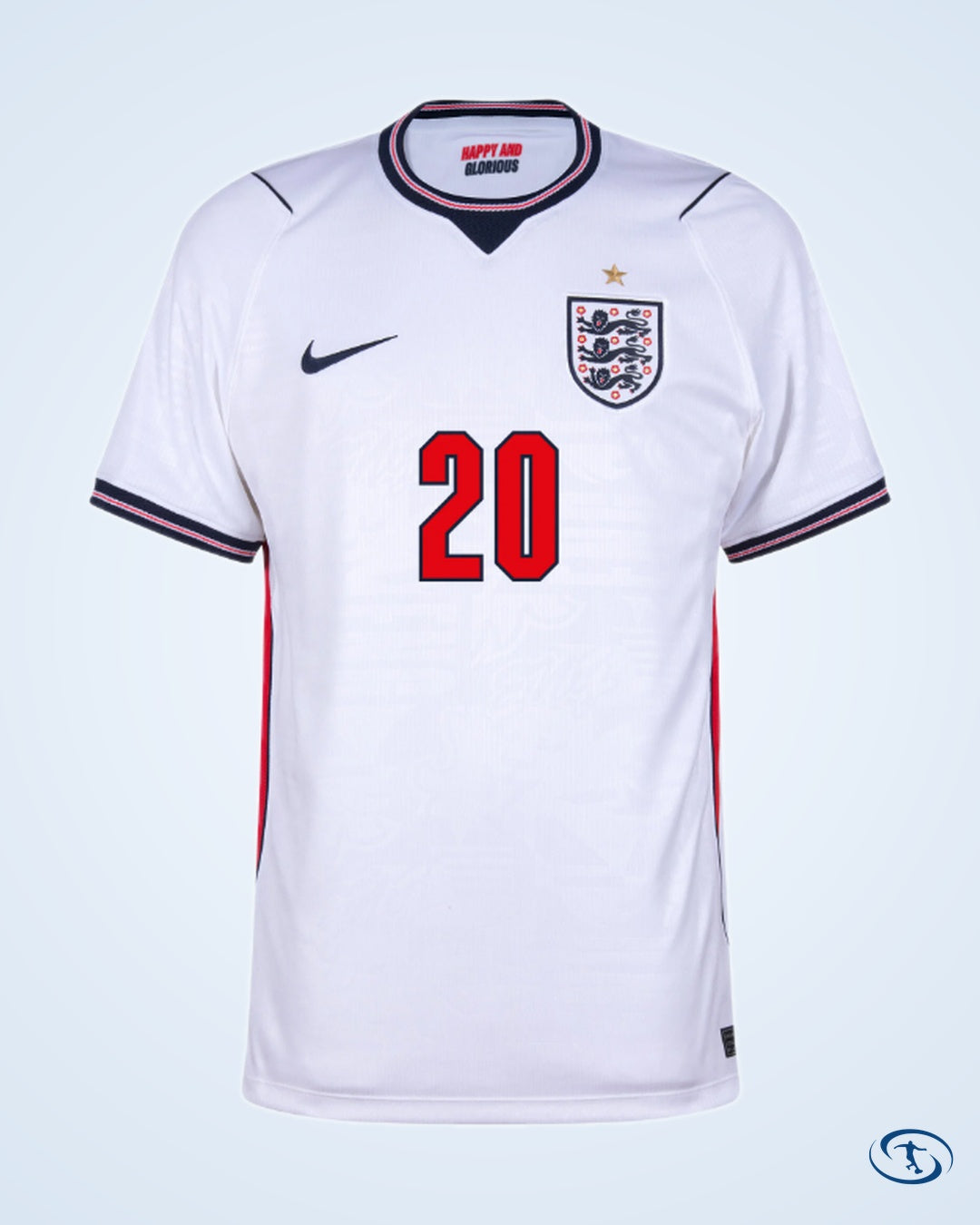 England Home Palmer 20 Shirt 2026-2027 (Official Printing) - Men's | Sant Sport