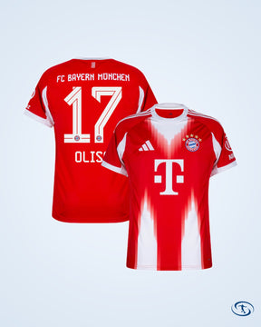 Bayern Munich Home Player Number Shirt 2025-2026 (Official Printing) - Men's