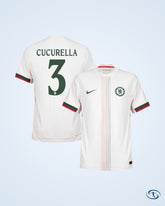 Chelsea Away Cucurella 3 Shirt 2025-2026 (Champions League)