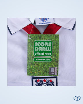 Score Draw England Home Retro Shirt 2004-2025 Customizable Men's