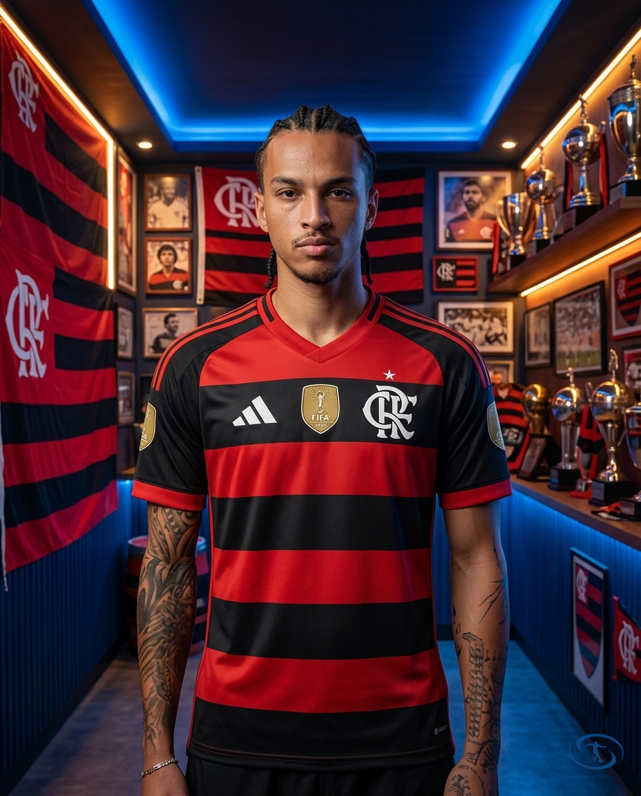 Flamengo Jersey Home 2025/26 - Player Version Adidas Men's - Red - Front View | Sant Sport